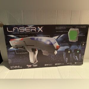 LASER X DOUBLE BLASTER SET REAL LIFE LASER TAG GAMING EXPERIENCE PLAY TAG